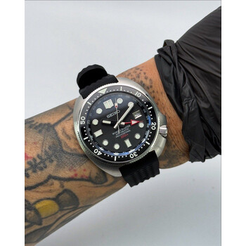 Custom Seiko Mod • Black MarineMaster Captain Williard • 44mm